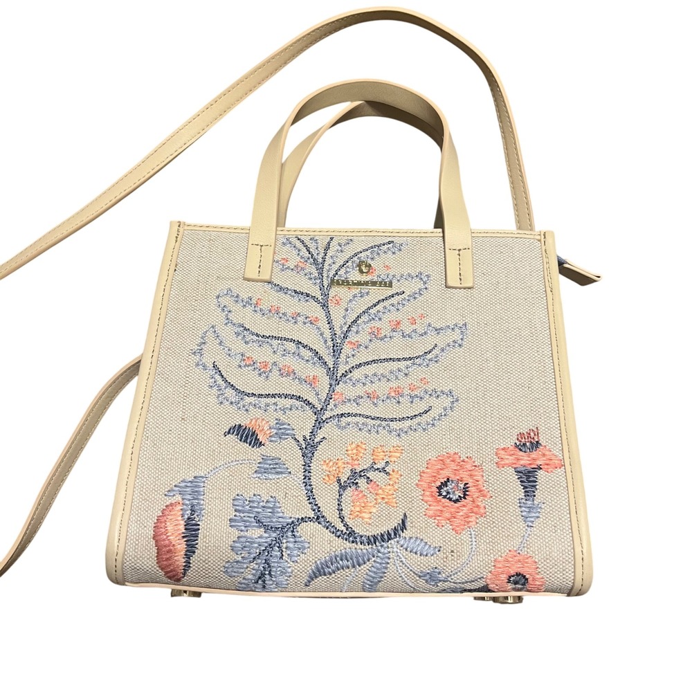 Spartina 449 Miranda Satchel Bellinger Floral Branch Rare Hand Bag Crossbody